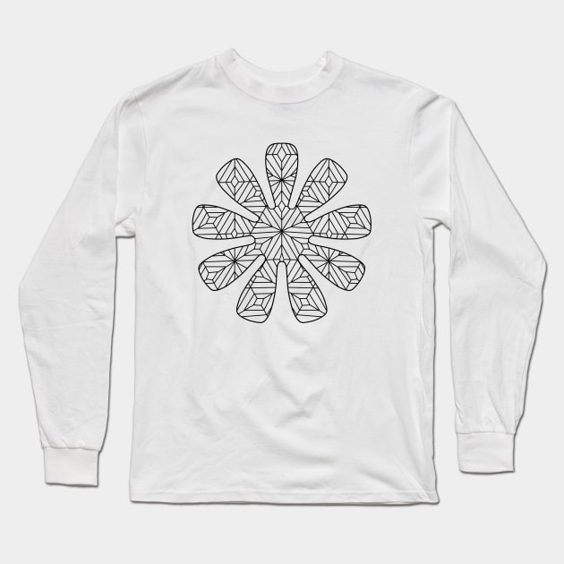 Hi-Tech Flower Long Sleeve T-Shirt by SPufferARTs